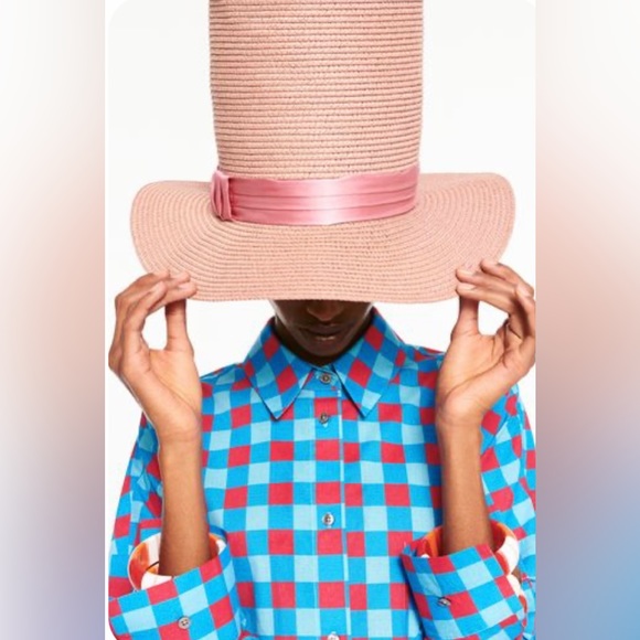 Desigual X Stella Jean tall pink hat - Picture 3 of 8